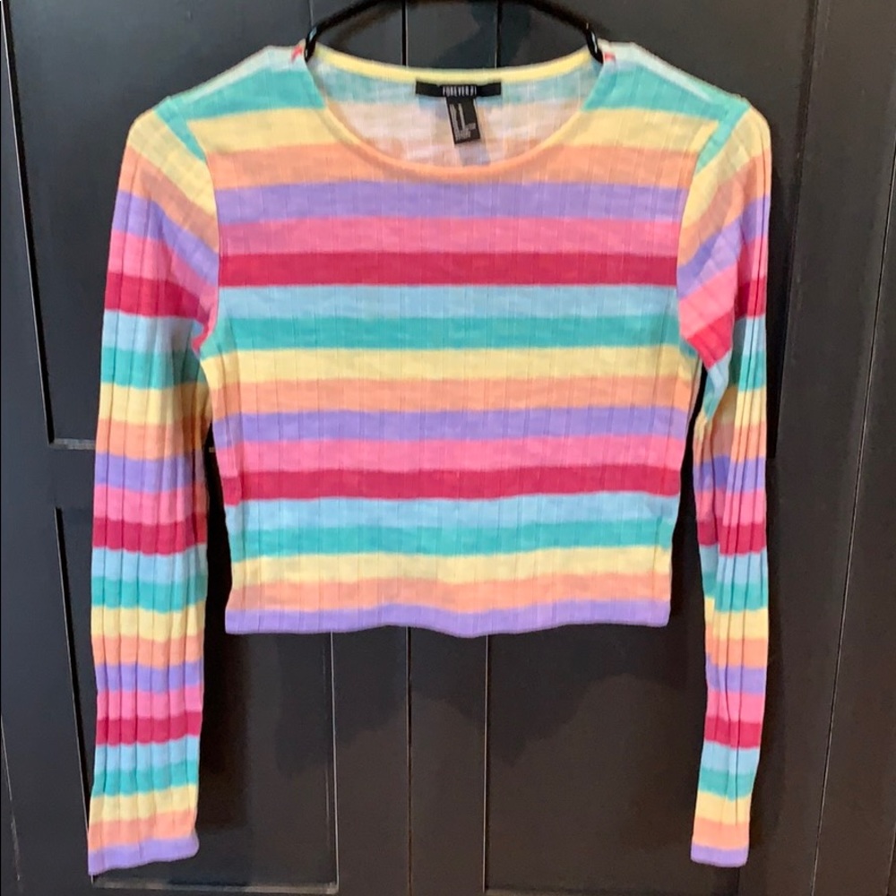 Super cute rainbow long sleeve
